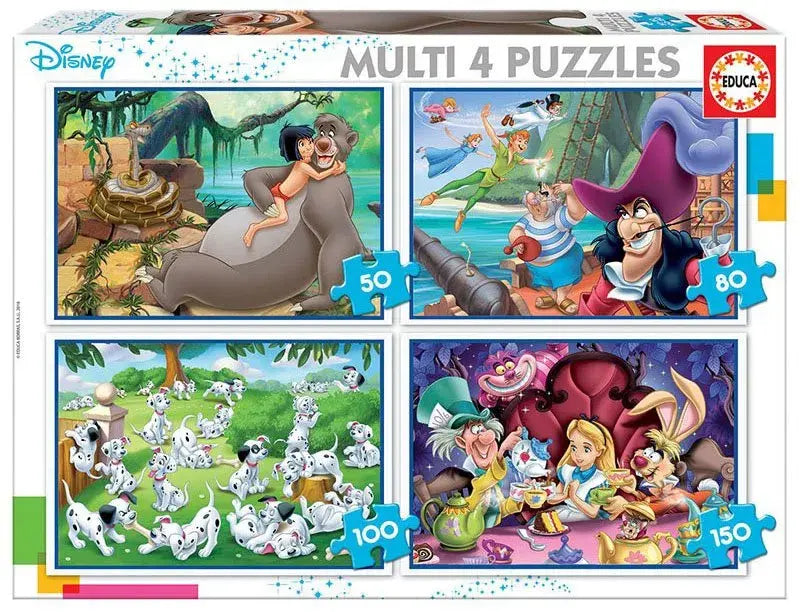 Disney Classics 4 Multi Puzzles