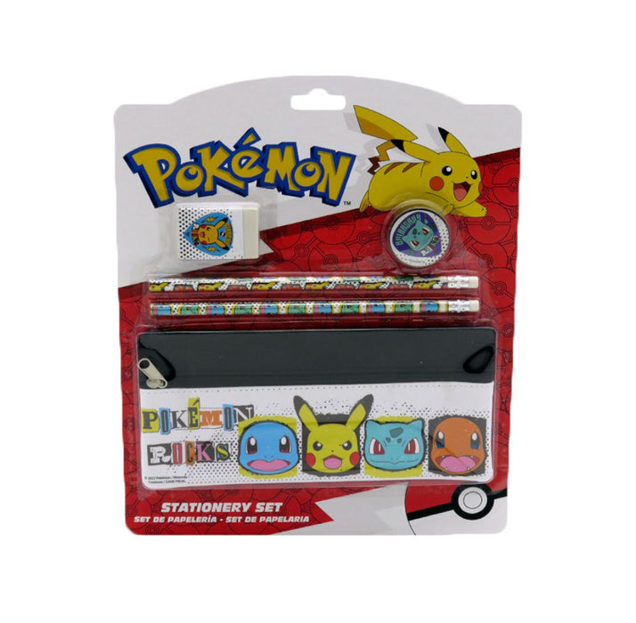 Pokemon Stationery Set With Pencil Case