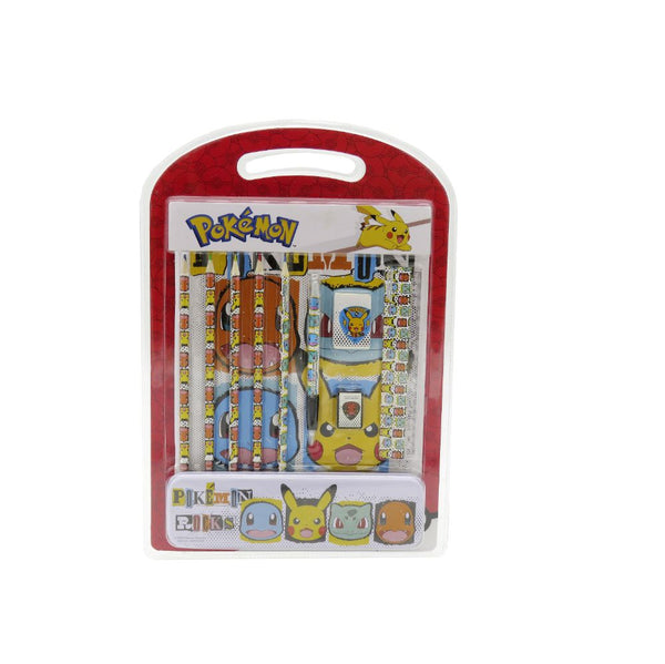 Pokémon - Stationery Set with Metal Pencil Case