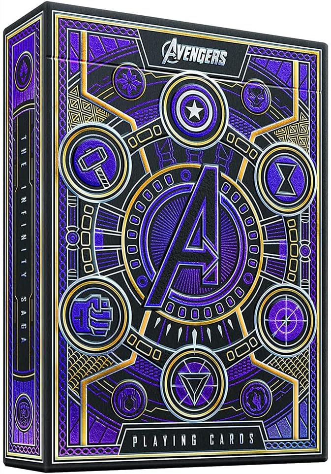Theory 11: Avengers Purple Playing Cards