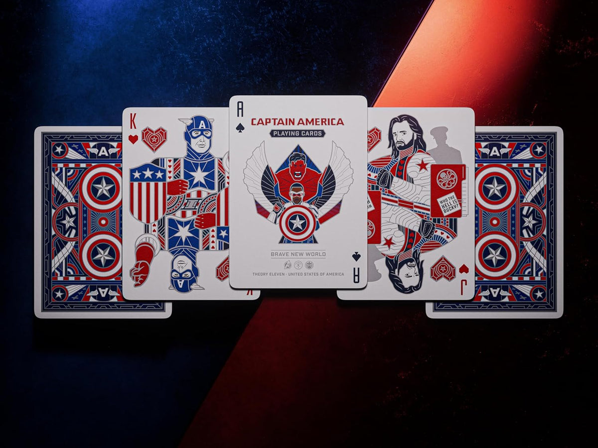 Theory 11: Captain America Playing Cards