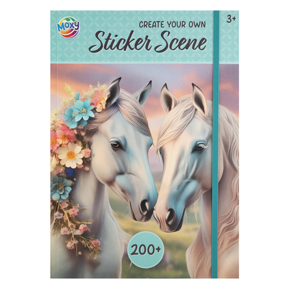 Horse Themed Sticker Scene Book - A4 Stickers