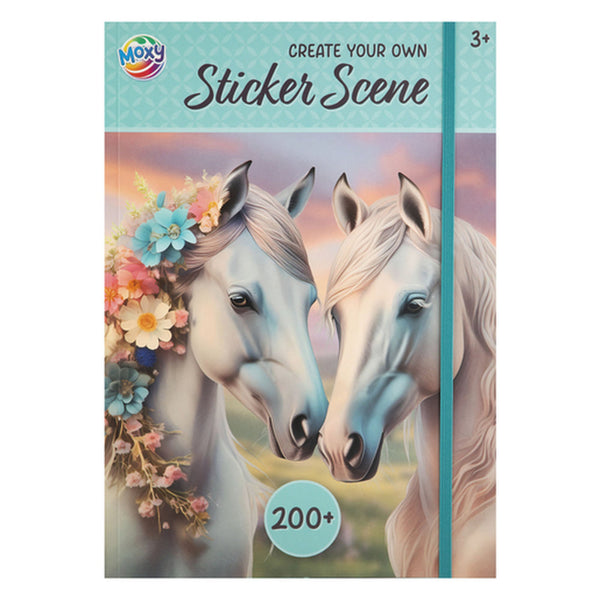 Horse Themed Sticker Scene Book - A4 Stickers