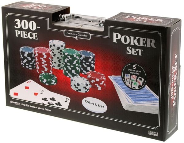 Premium Classics Game 300pc Poker Chip Set