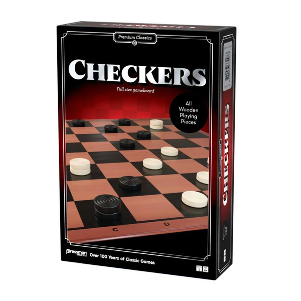 Checker (Set Up Box) - Wooden Pieces