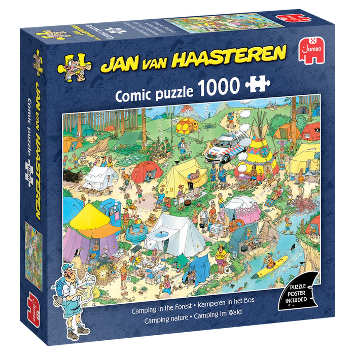 Camping In The Forest 1000 Piece Puzzle