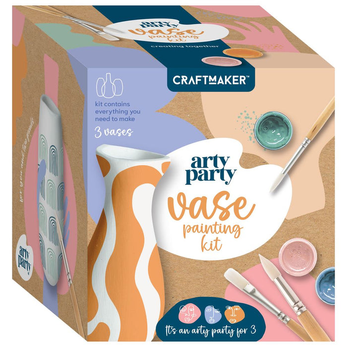 Craft Maker Arty Party Vase Painting Kit
