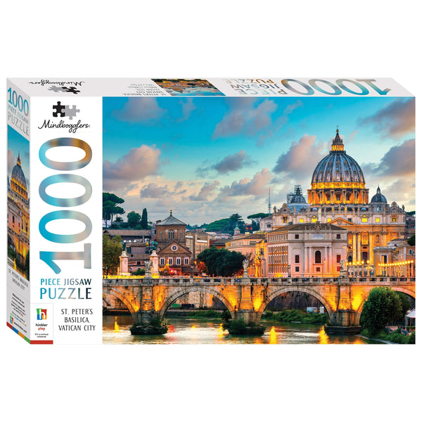 Mindbogglers: St. Peter's Basilica, Vatican City - 1000 Piece Puzzle