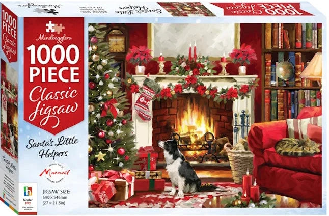 Mindbogglers: Christmas Santa's Little Helpers 1000 Piece Puzzle