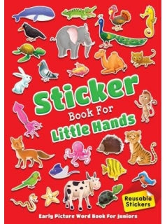 Sticker Books For Little Hands Red