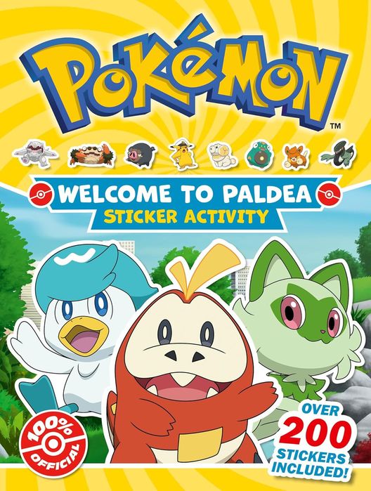 Pokemon Welcome to Paldea Epic Sticker and Activity Book (Hardcover)