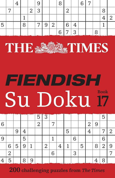 The Times Fiendish Su Doku Book 17: 200 Challenging Su Doku Puzzles (Paperback)