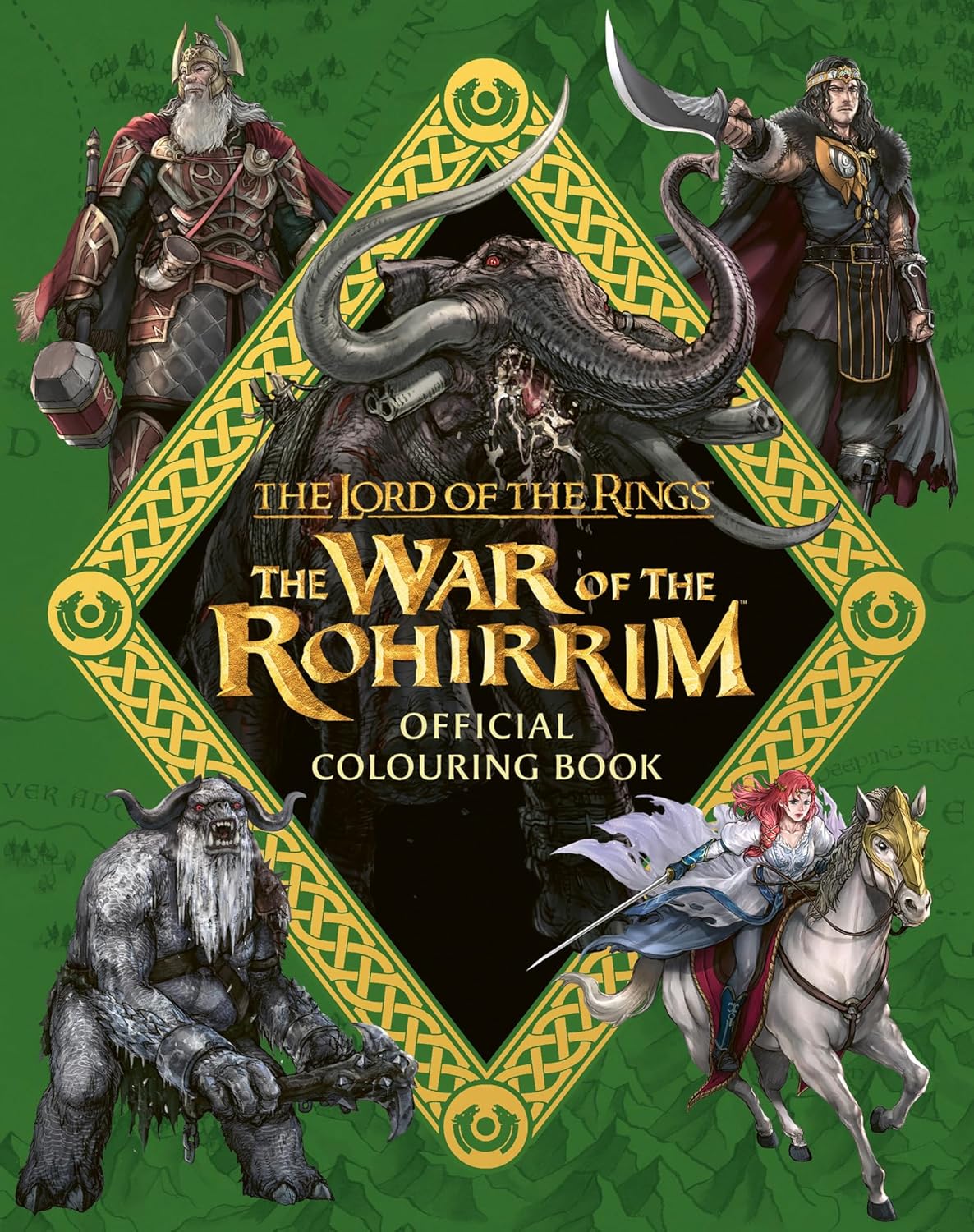 Lord Of the Rings : The War of the Rohirrim official Colouring Book (Paperback)