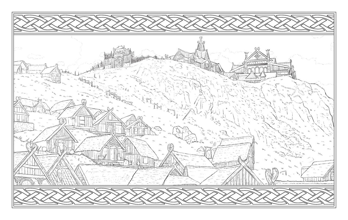 Lord Of the Rings : The War of the Rohirrim official Colouring Book (Paperback)