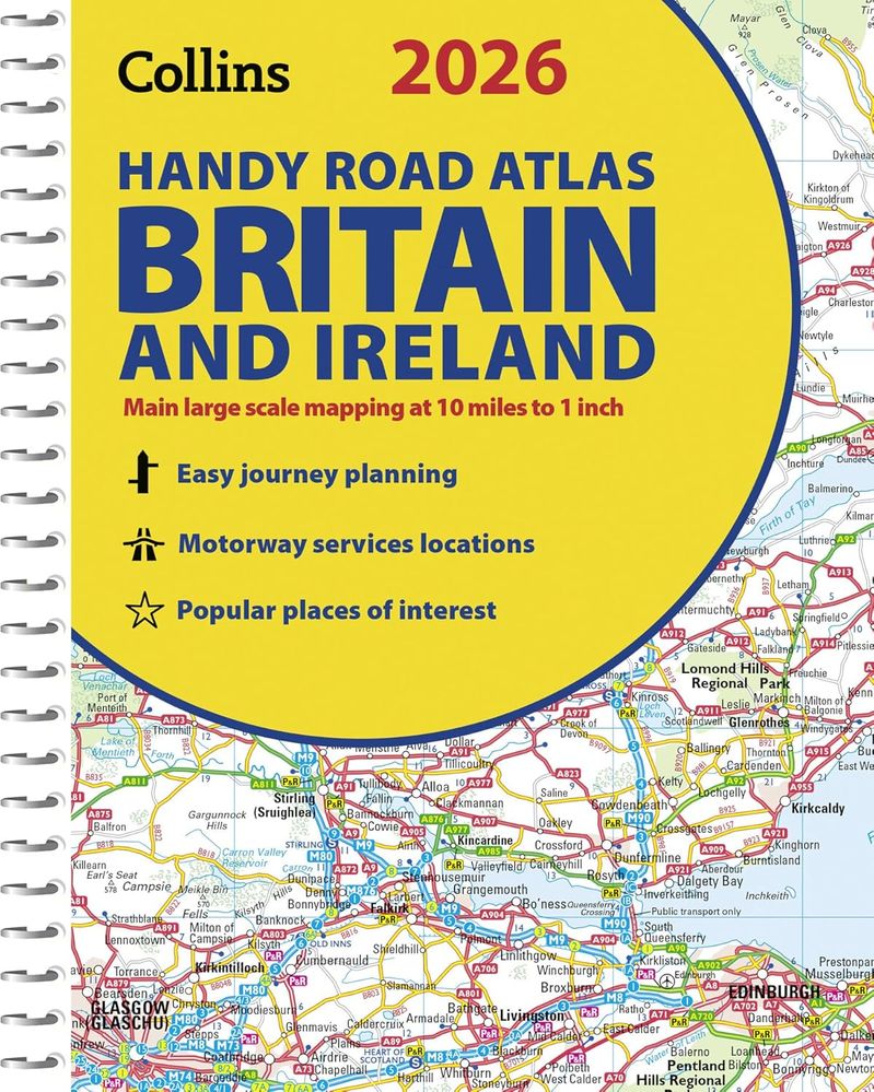 2026 Handy Road Atlas Britain & Ireland A5 (Spiral-bound)