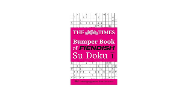 The Times Bumper Book Of Fiendish Su Doku Book 1