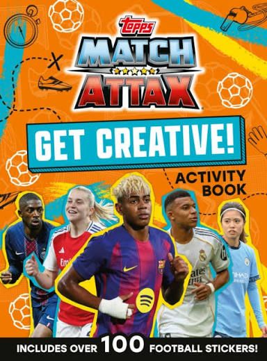 Match Attax Get Creative Sticker Activity Book (Paperback)