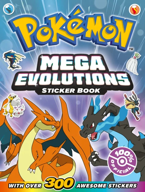 Pokemon Mega Evolutions Sticker Book (Paperback)