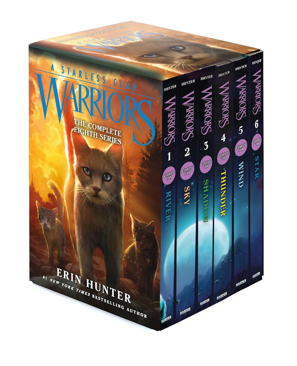 Warriors: Starless Clan Box Set Volume 1 to 6 (Paperback)