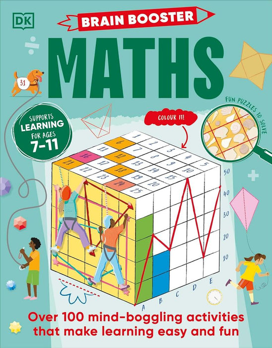 Brain Booster Maths: Over 100 mind-boggling activities that make learning easy and fun (Paperback)