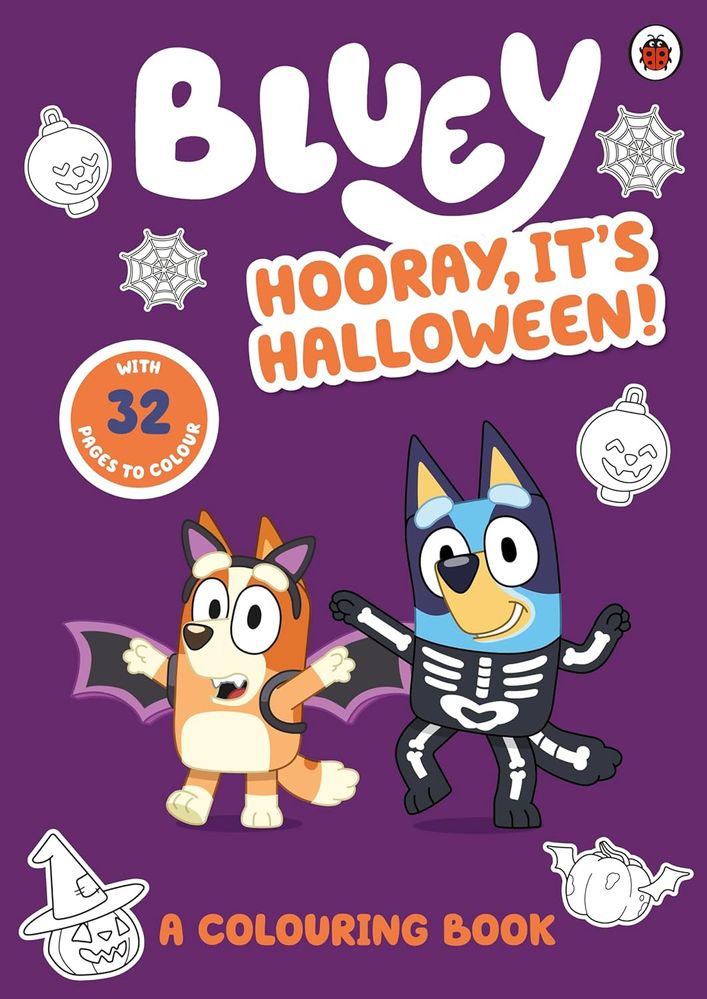 Bluey: Hooray It’s Halloween!: A Halloween Colouring Book (Paperback)