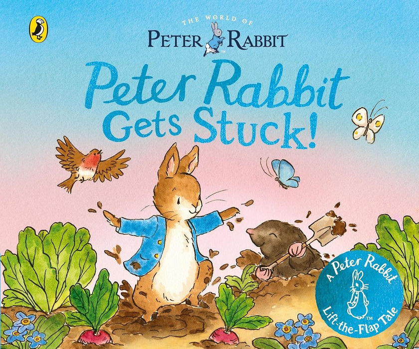 The World of Peter Rabbit: Peter Rabbit Gets Stuck Lift-the-Flap (Board Book)