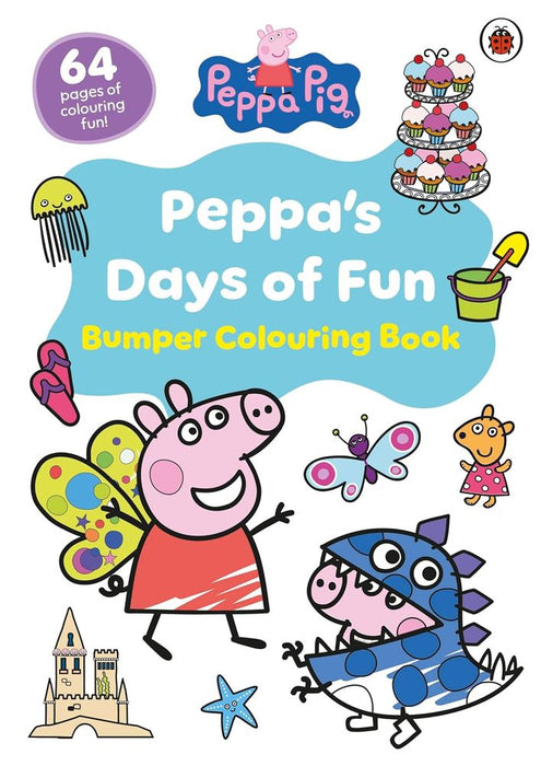 Peppa Pig: Peppa's Days of Fun Bumper Colouring Book (Paperback)