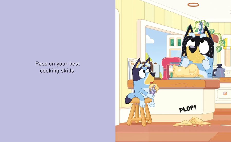Bluey: The Big Blue Guy's Book of Dad Goals (Hardcover)