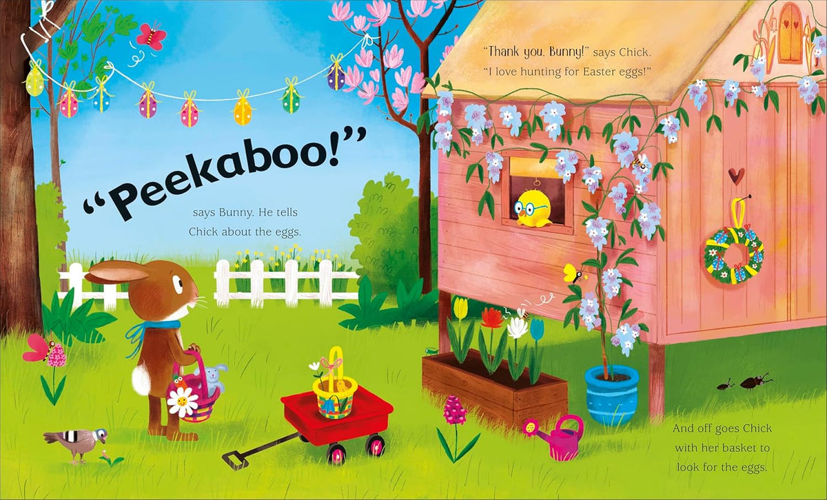 Say Peekaboo! Chick's Easter Egg Hunt (Paperback)