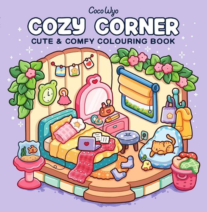 Cozy Corner: A Calm and Comforting Colouring Book (Paperback)