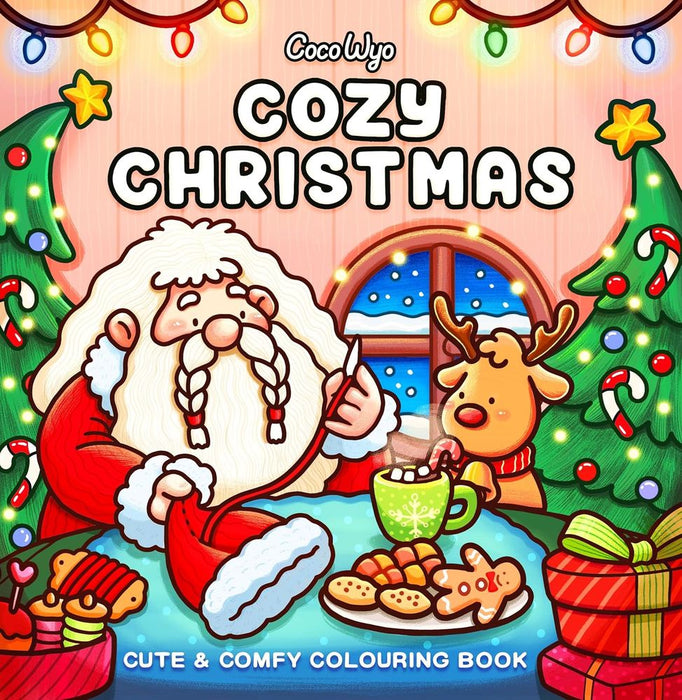 Cozy Christmas: The Cute and Relaxing Festive Colouring Book for Kids and Adults (Paperback)