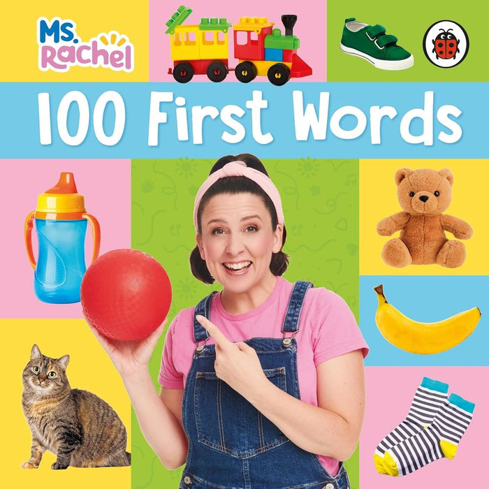 Ms Rachel: 100 First Words (Board Book)