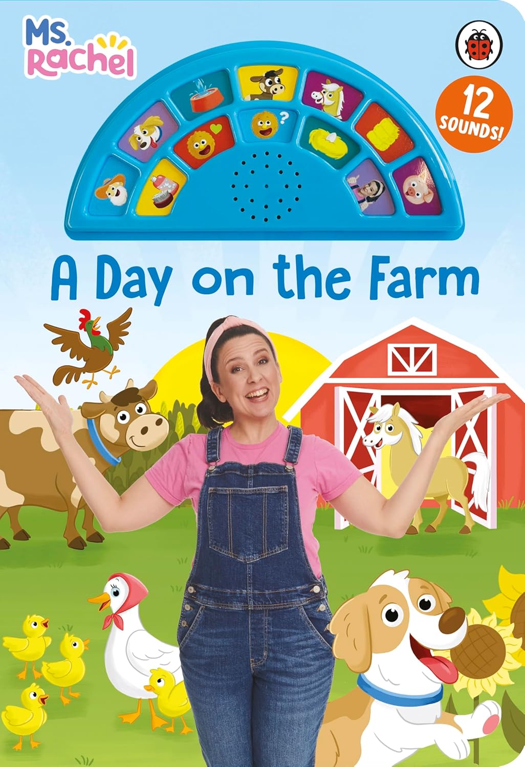 Ms Rachel: A Day on the Farm with 12 Sounds (Board Book)