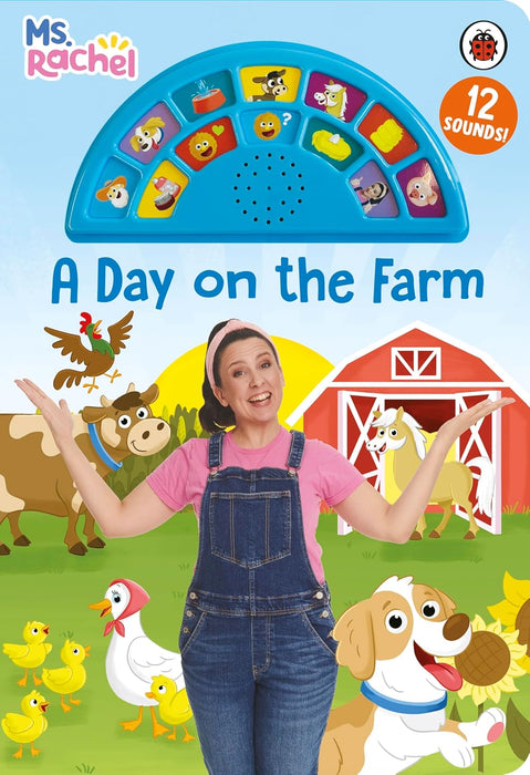 Ms Rachel: A Day on the Farm with 12 Sounds (Board Book)