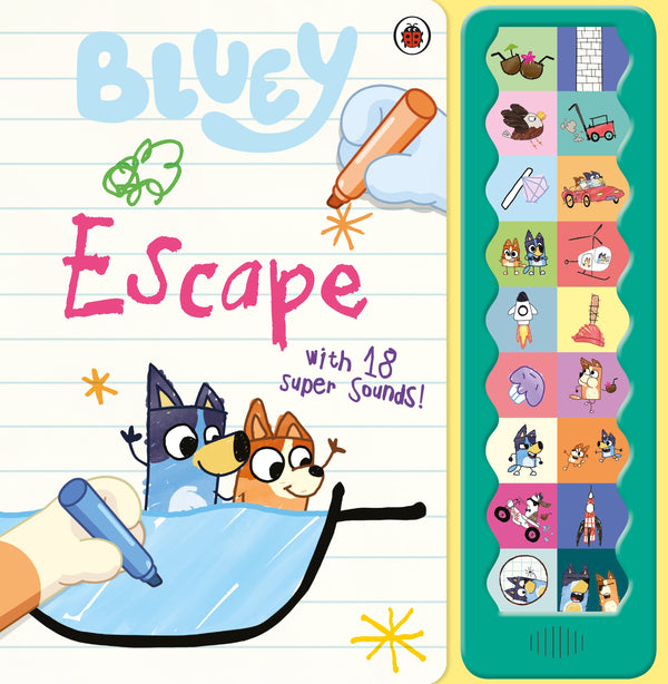 Bluey: Escape 18-Button Sound Book