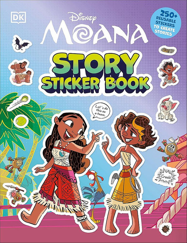Disney Moana: Story Sticker Book (Paperback)