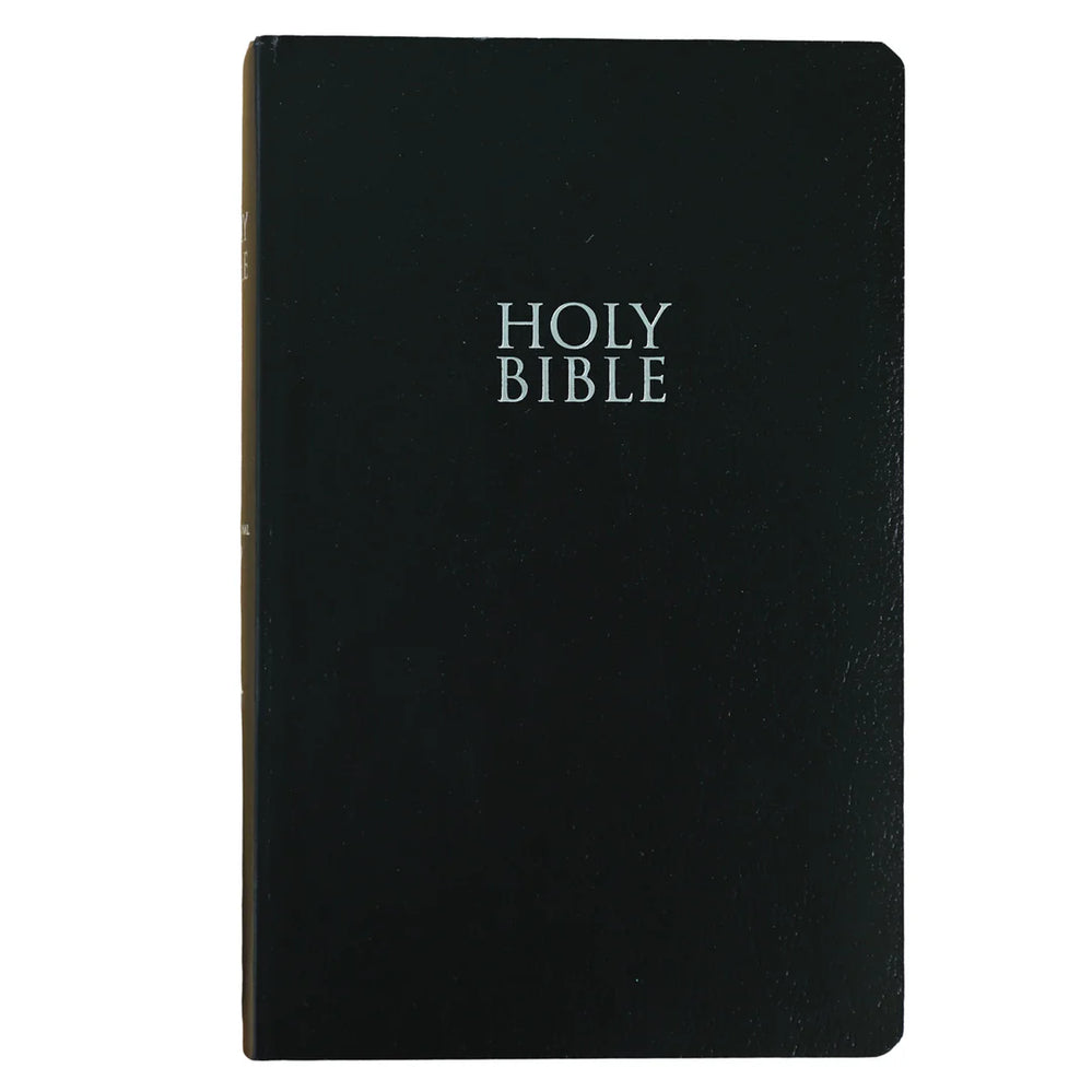 NIV, Gift and Award Bible, Leather-Look, Black, Red Letter, Comfort Print