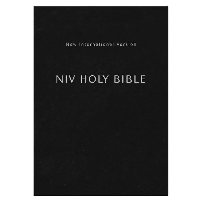 NIV Holy Bible Compact Black Comfort Print (Paperback)