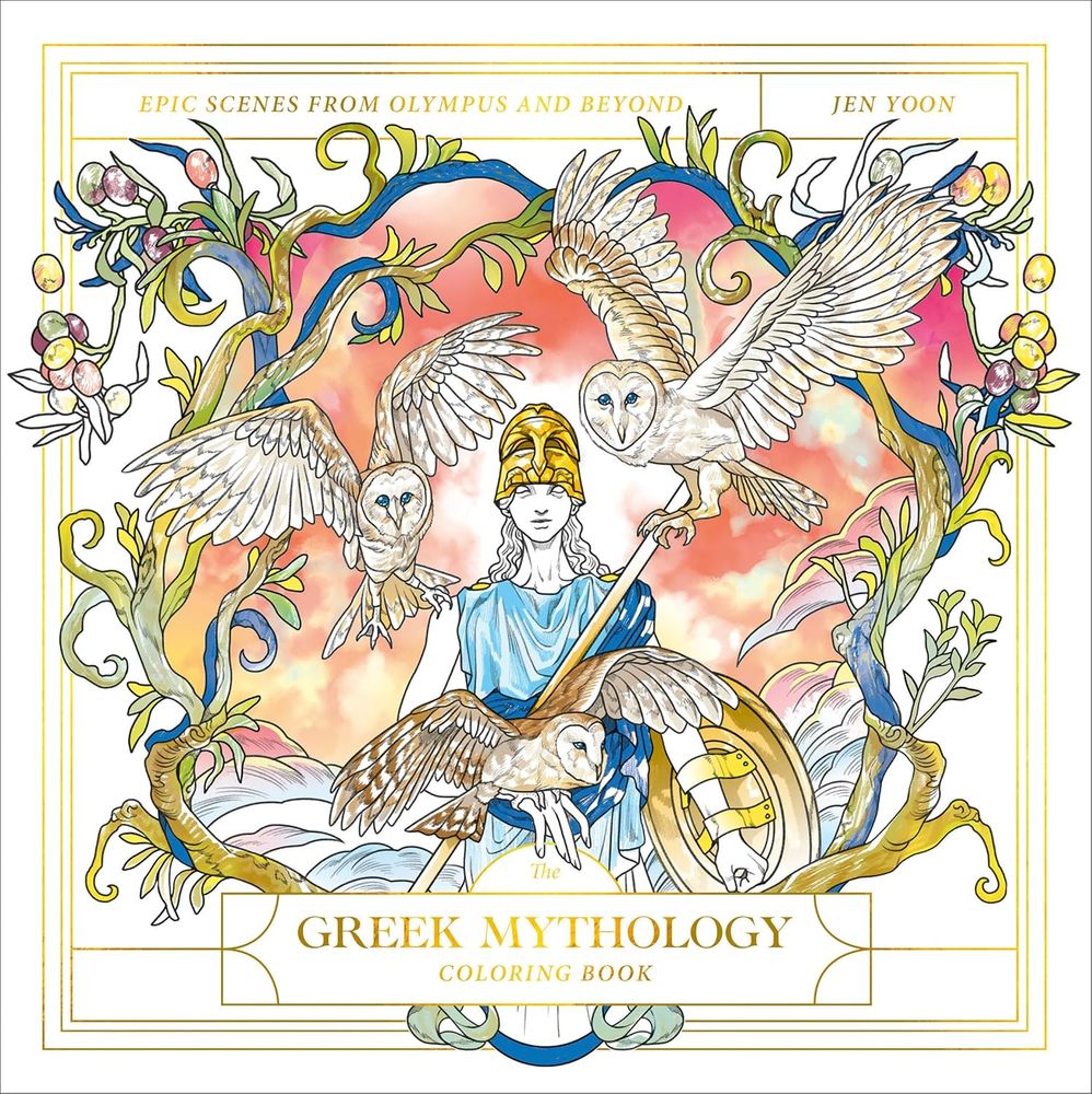 Greek Mythology Colouring Book