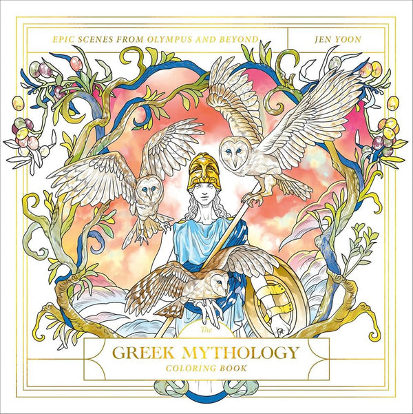 Greek Mythology Colouring Book