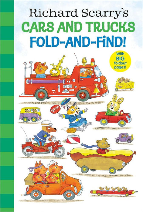 Richard Scarry's Cars and Trucks Fold-and-Find! (Hardcover)