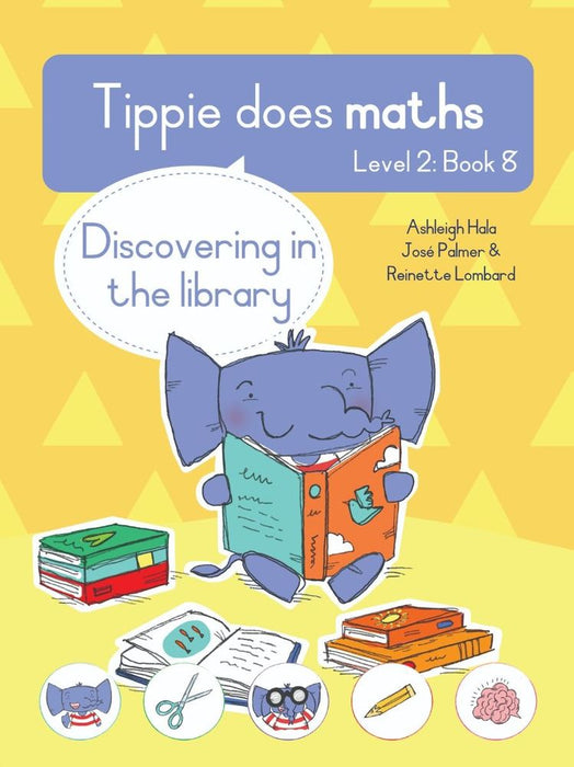 Tippie Does Maths (Level 2) Book 8: Discovering in the library (Paperback)