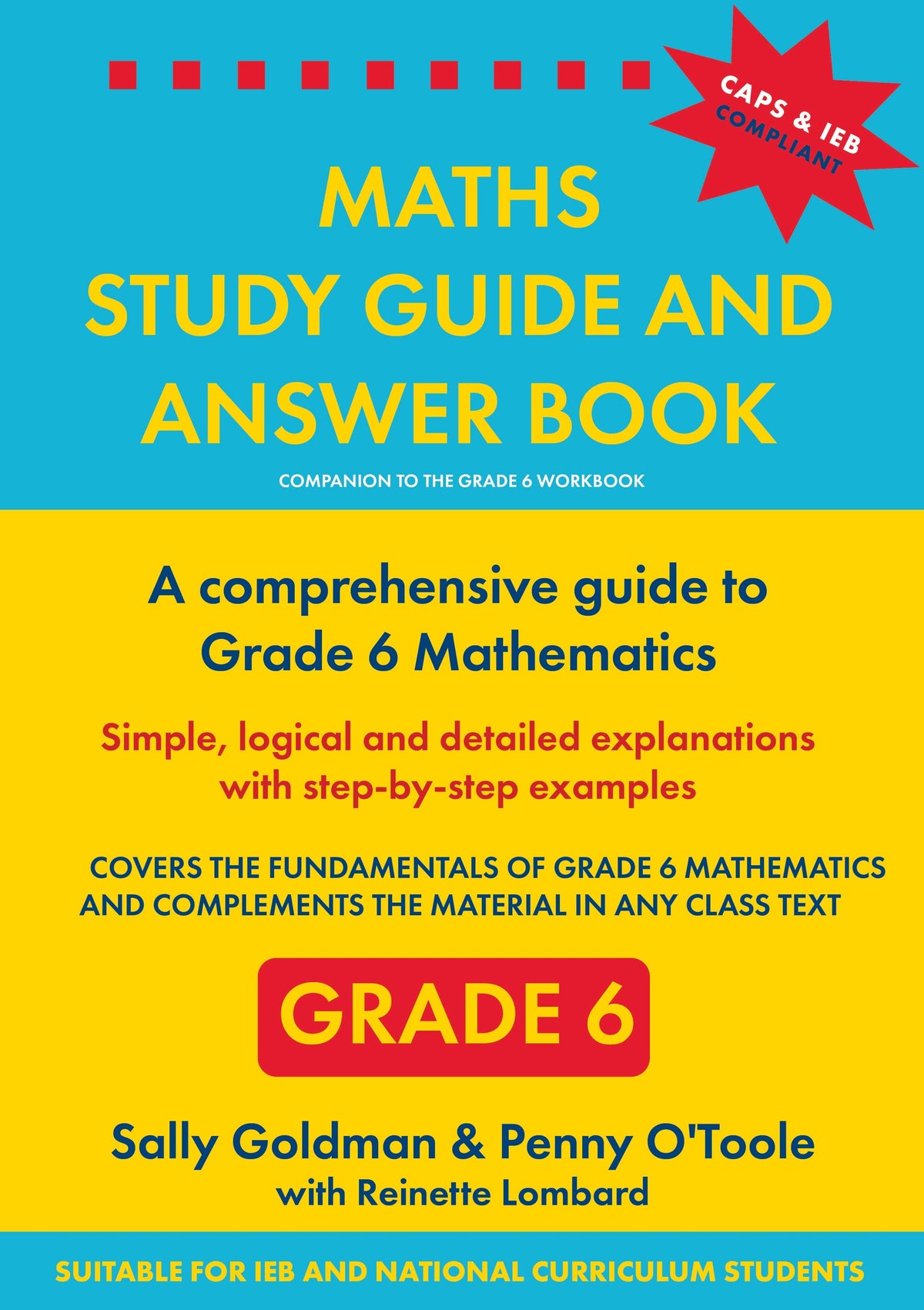 Maths Grade 6 Study Guide & Answer Book (Paperback)