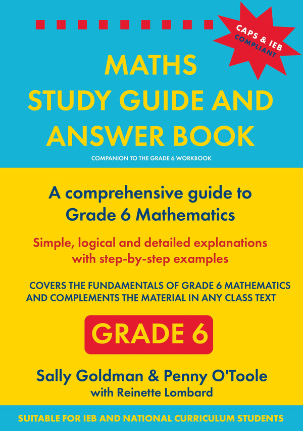 Maths Grade 6 Study Guide & Answer Book (Paperback)