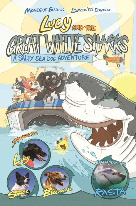 Lucy and the Great White Sharks: A Salty Sea Dog Adventure (Paperback)
