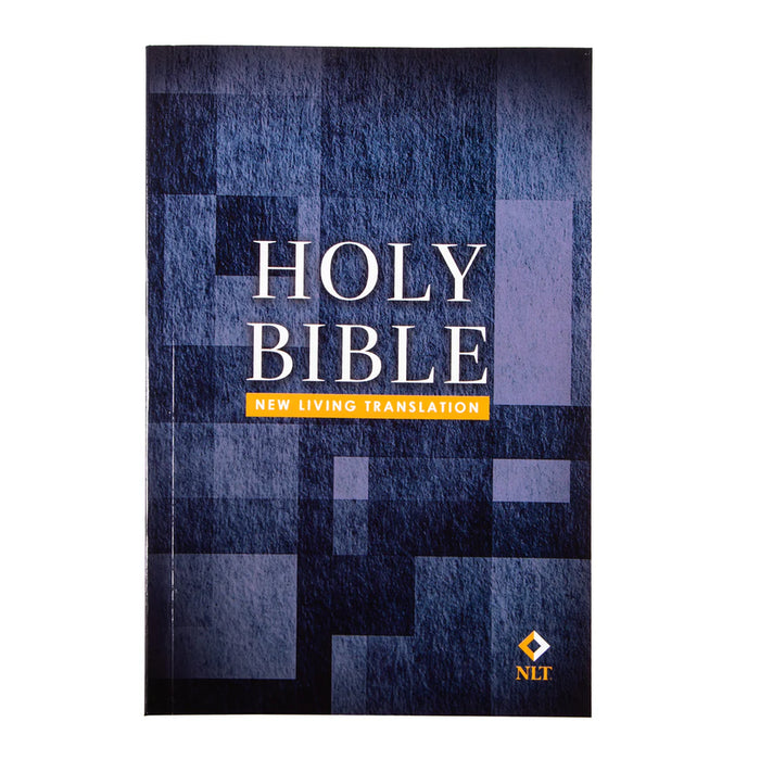 NLT Blue Blocks Handy Size Bible (Paperback)