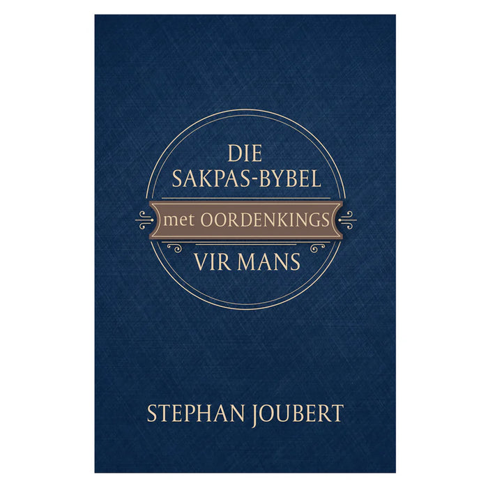 Sakpas Bybel vir Mans (Sagteband)