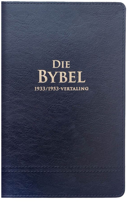 Afrikaans 1933/1953 Vertaling Swart Kunsleer Bybel