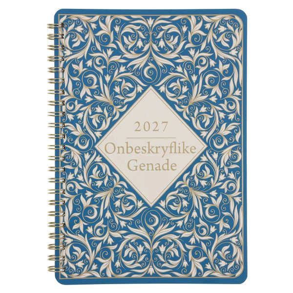 2027 Dagboek - Dagbeplanner - Onbeskryflike Genade - Ringbind
