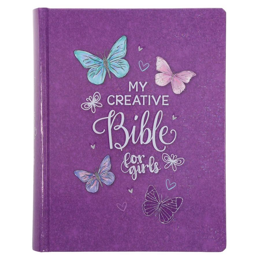 Bible ESV My Creative Bible for Girls Purple Stickers (Hardcover)